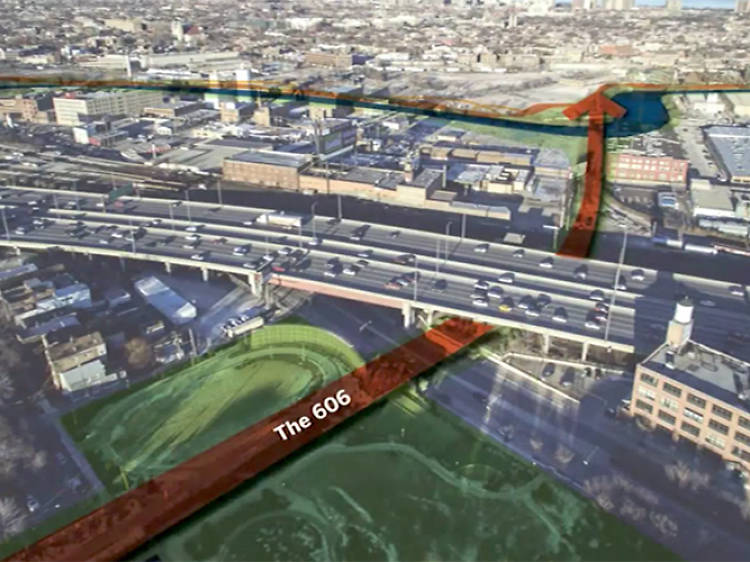 The 606 could soon extend east, across the Chicago River