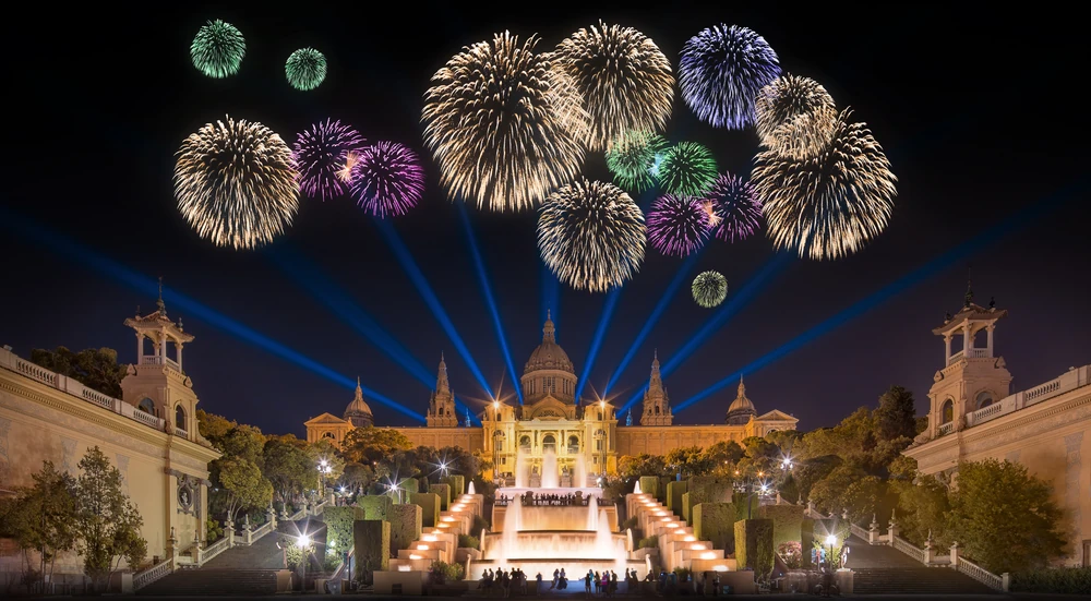 Piromusical de la Merc&egrave;