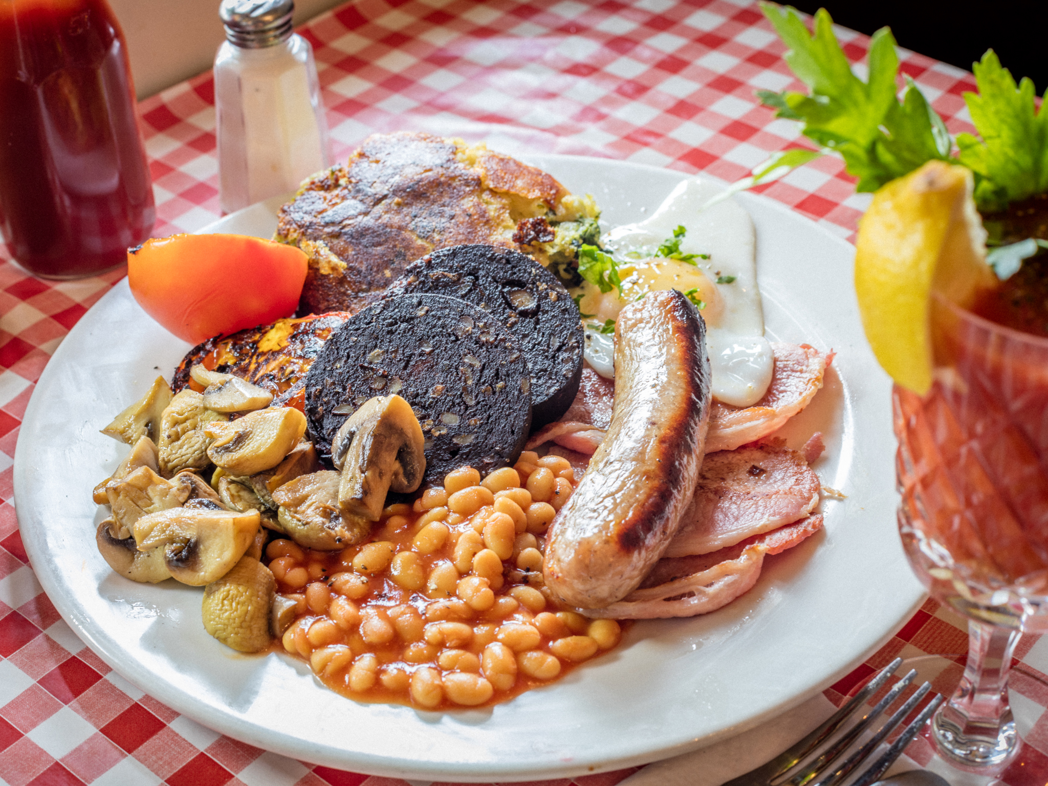 Full English Breakfast London Uk