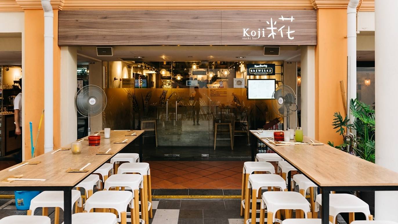 Koji Sushi Bar Restaurants in Raffles Place, Singapore