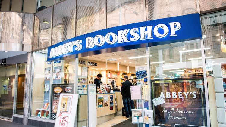 Entrance at Abbey's Bookshop