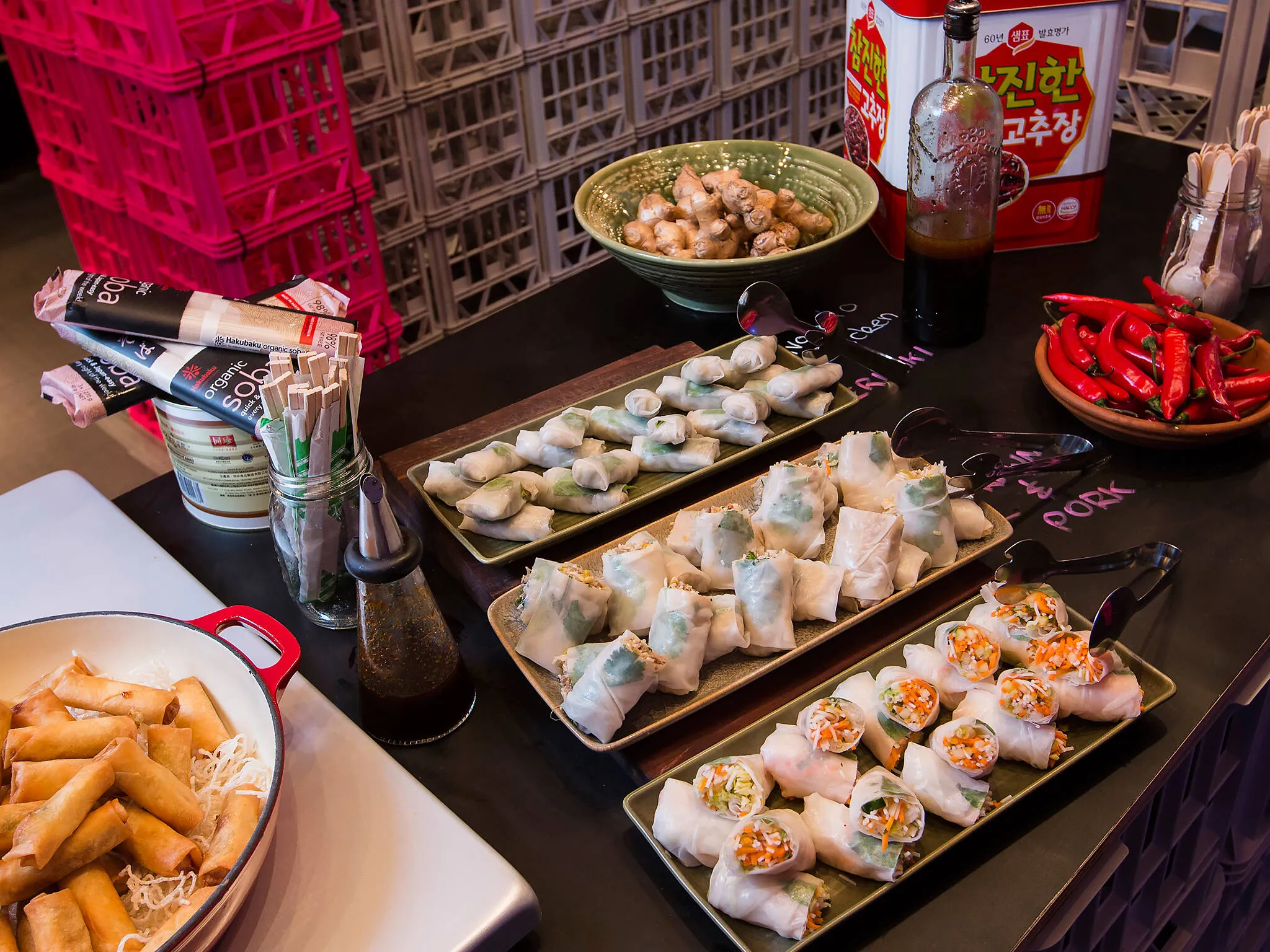 Cuisine at Australian Open 2017