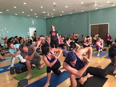 In Yoga Center In Yoga Center