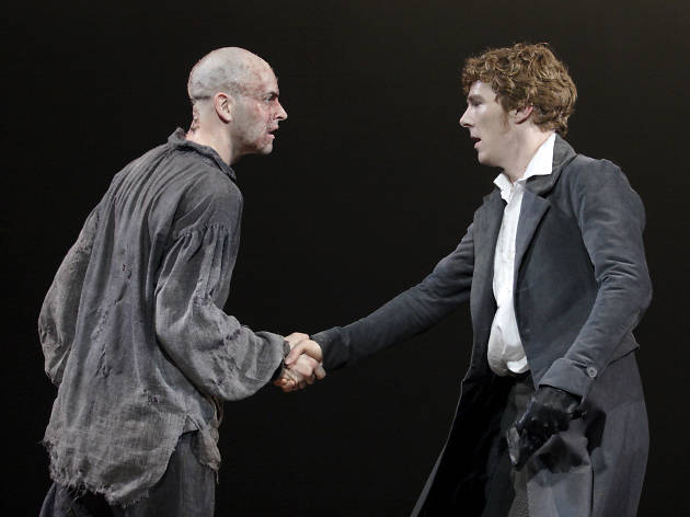 National Theatre Live Frankenstein Benedict Cumberbatch sahnede