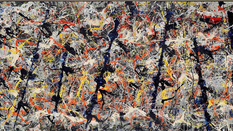 Abstract Expressionism Royal Academy of Arts, Jackson Pollock, 'Blue Poles', 1952