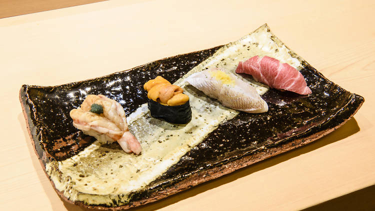 Have a stunning sushi dinner