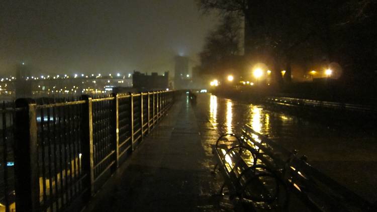 Brooklyn Heights Promenade at night