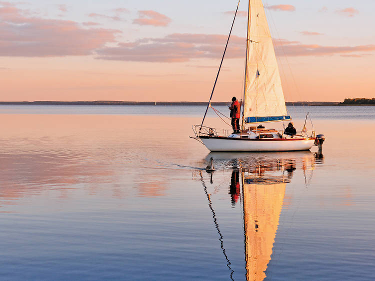 Sailing in Bolgoda