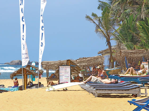 Hikkaduwa beach Hikkaduwa beach