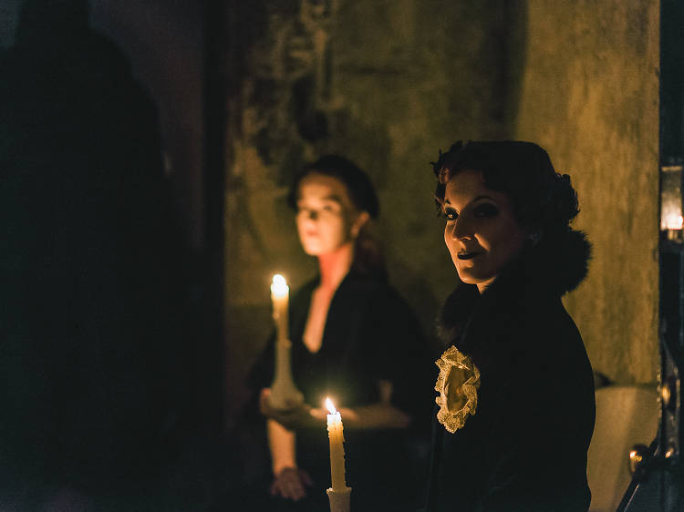 Wigging out during a ghost tour