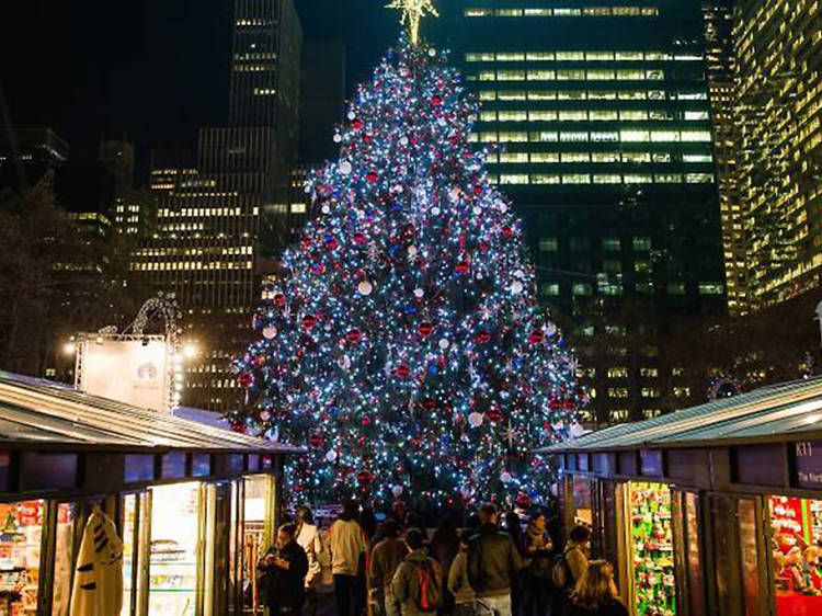 Touristy: The Bryant Park Christmas Tree