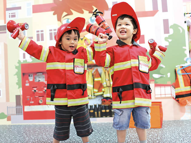 fireman pretend play