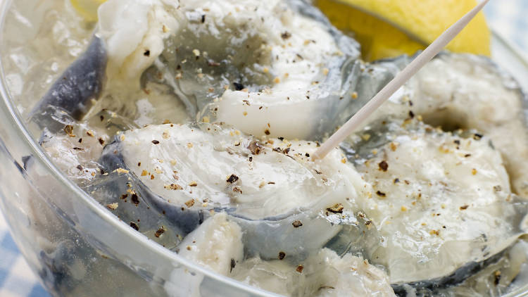 London's most historic dishes - jellied eels 