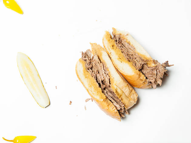 French dip sandwich at Philippe the Original