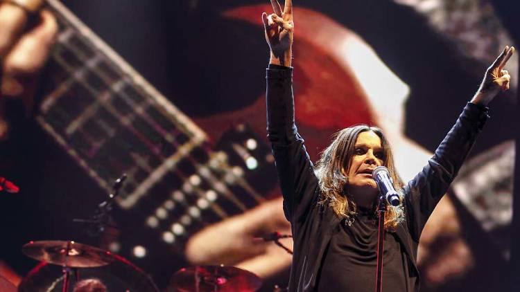 Ozzy Osbourne de Black Sabbath en su gira The End