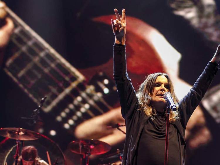 Ozzy Osbourne de Black Sabbath en su gira The End