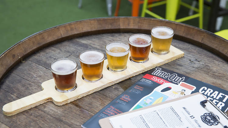 Time Out Hop Up beer paddle
