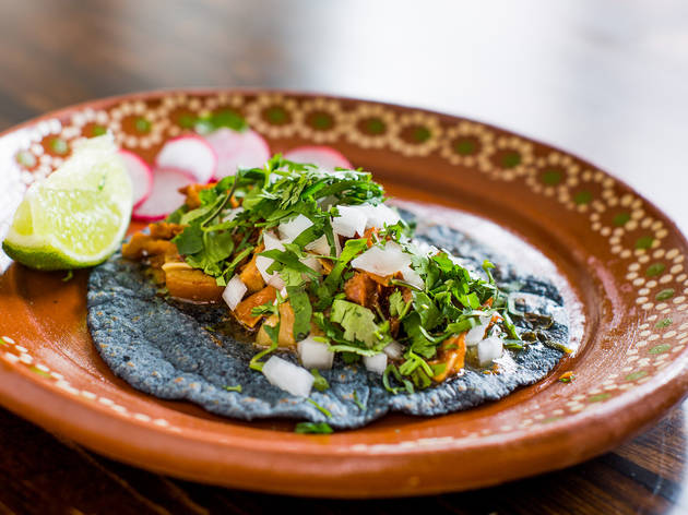 Carnitas taco at El Atoradero Brooklyn 100 best dishes and drinks in NYC 2016