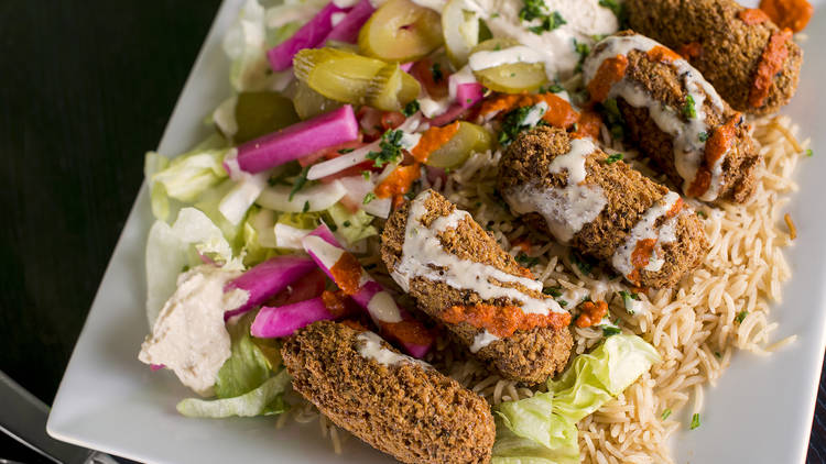 Falafel + Sauvignon blanc