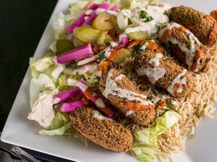 Falafel + Sauvignon blanc