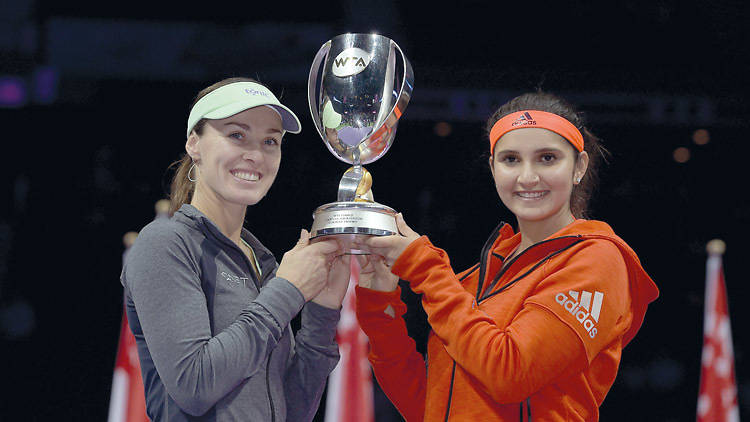 Sania Mirza and Martina Hingis