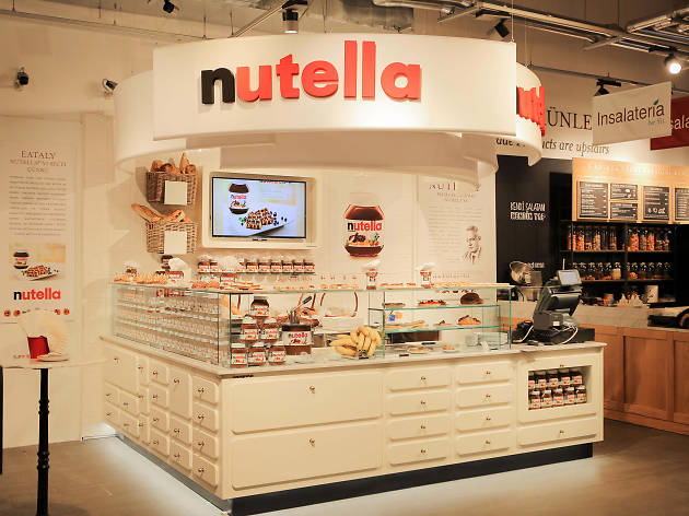 Nutella Cafe Eataly giriş katındaki Nutella Cafe