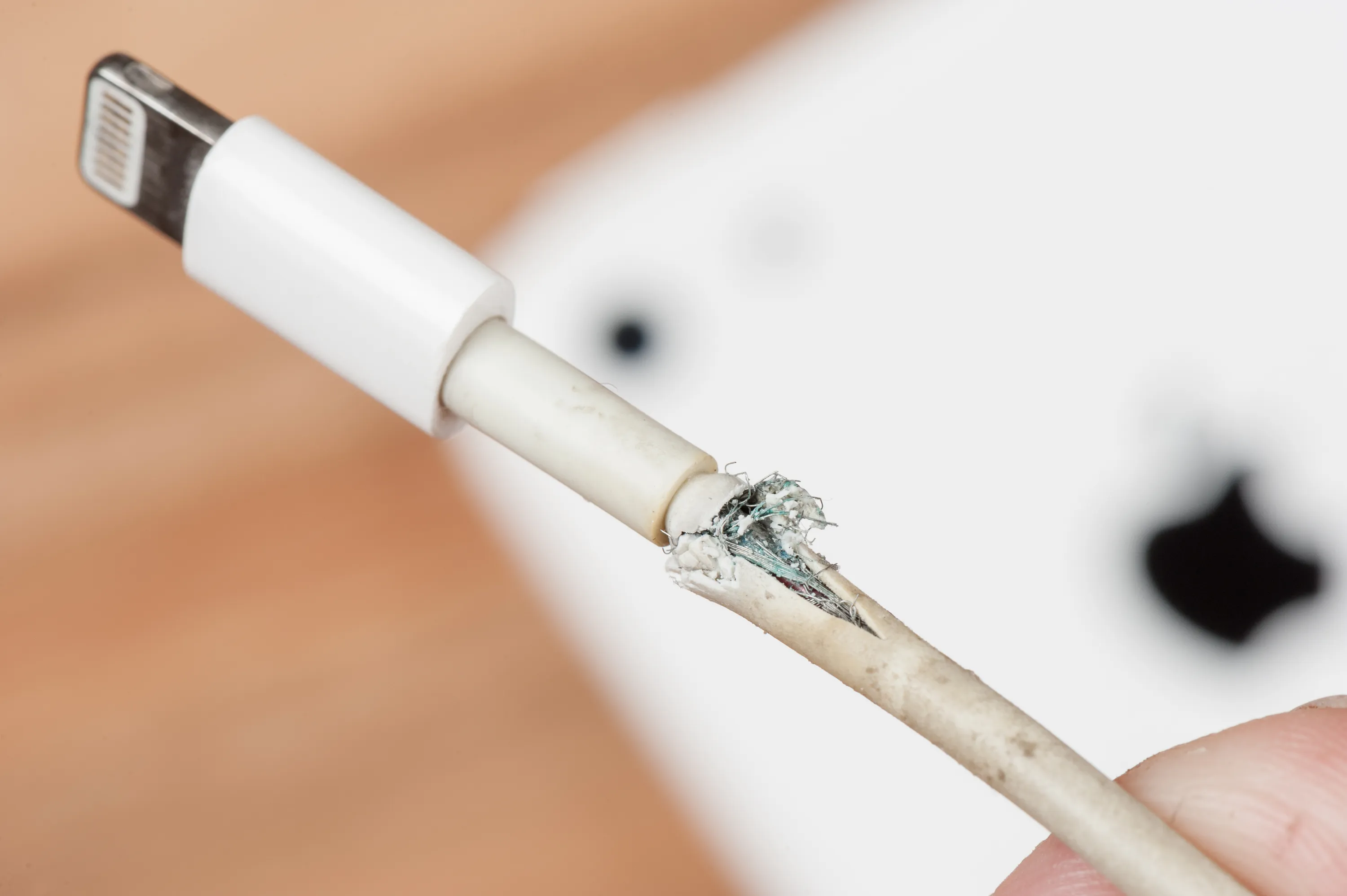 Broken iPhone charger