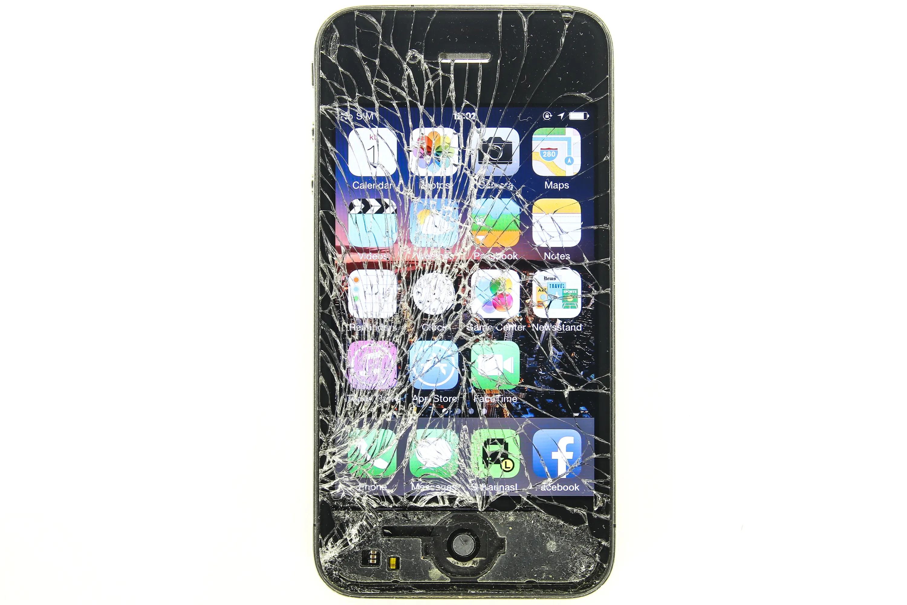 Cracked iPhone