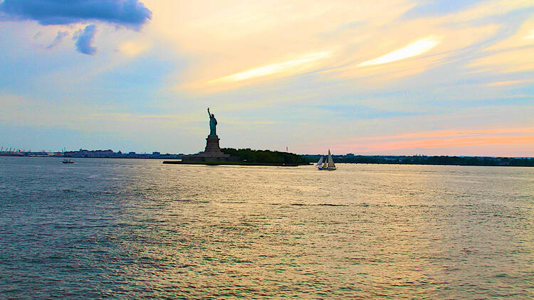 Sail at sunset aboard the Schooner Adirondack