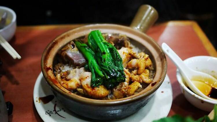 Chinese sausage clay pot rice - Kwun Kee