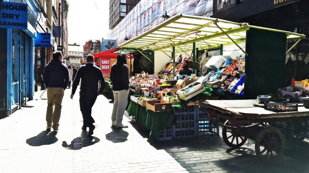 Berwick Street Market Shopping in Soho, London