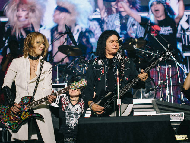 Yoshiki and Gene Simmons