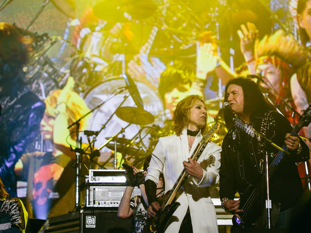 Yoshiki and Gene Simmons