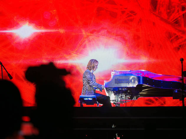 See photos of Yoshiki jamming with Gene Simmons at Japan's giant music festival See photos of Yoshiki jamming with Gene Simmons at Japan's giant