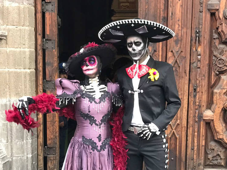 Desfile Día de Muertos, James Bond, Spectre