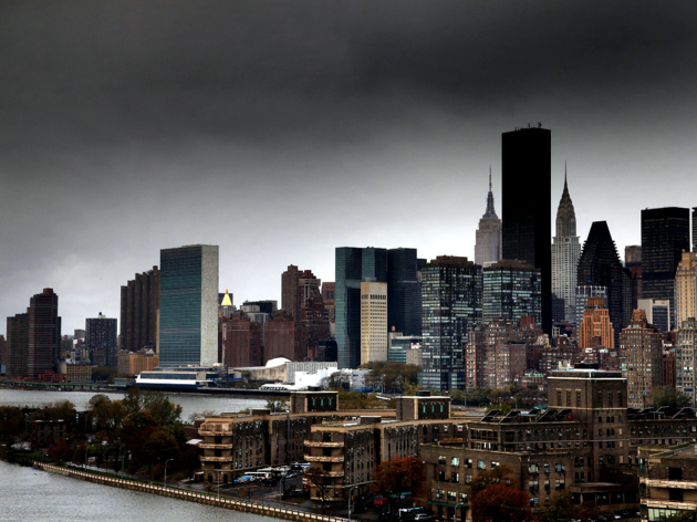 See 11 unbelievable photos of Hurricane Sandy for its fourth anniversary New York without power taken from the 59th Street Bridge