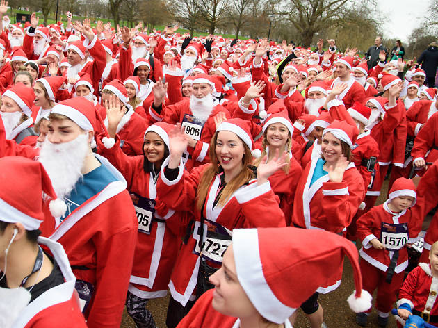 London Santa Dash for Great Ormond Street Hospital Children's Charity London Santa Dash for Great Ormond Street Hospital Children's Charity