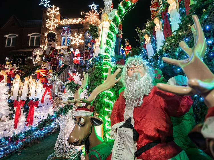 This Google doc shows where to see every holiday light display in NYC