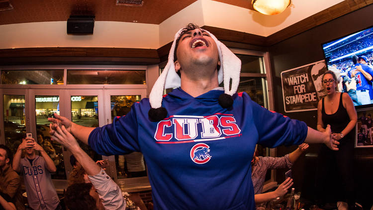 This Fan Has A Cubs World Series Champs T-Shirt â€” From 2003 -  Wrigleyville - Chicago - DNAinfo