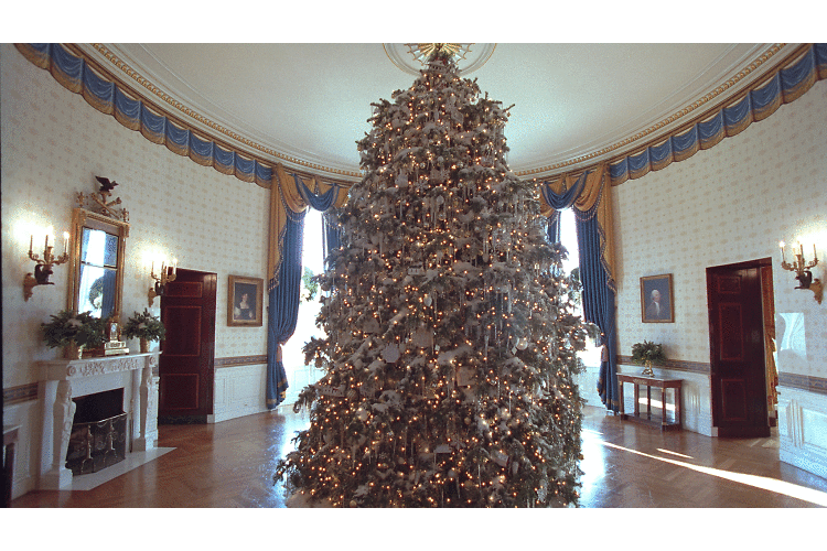 The 2001 White House Christmas tree