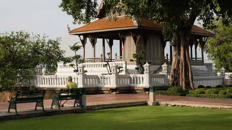 Santi Chai Prakan Public Park pavilion