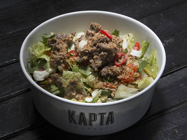 Kapta Soupasta Kapta Soupasta'nın salatalarından