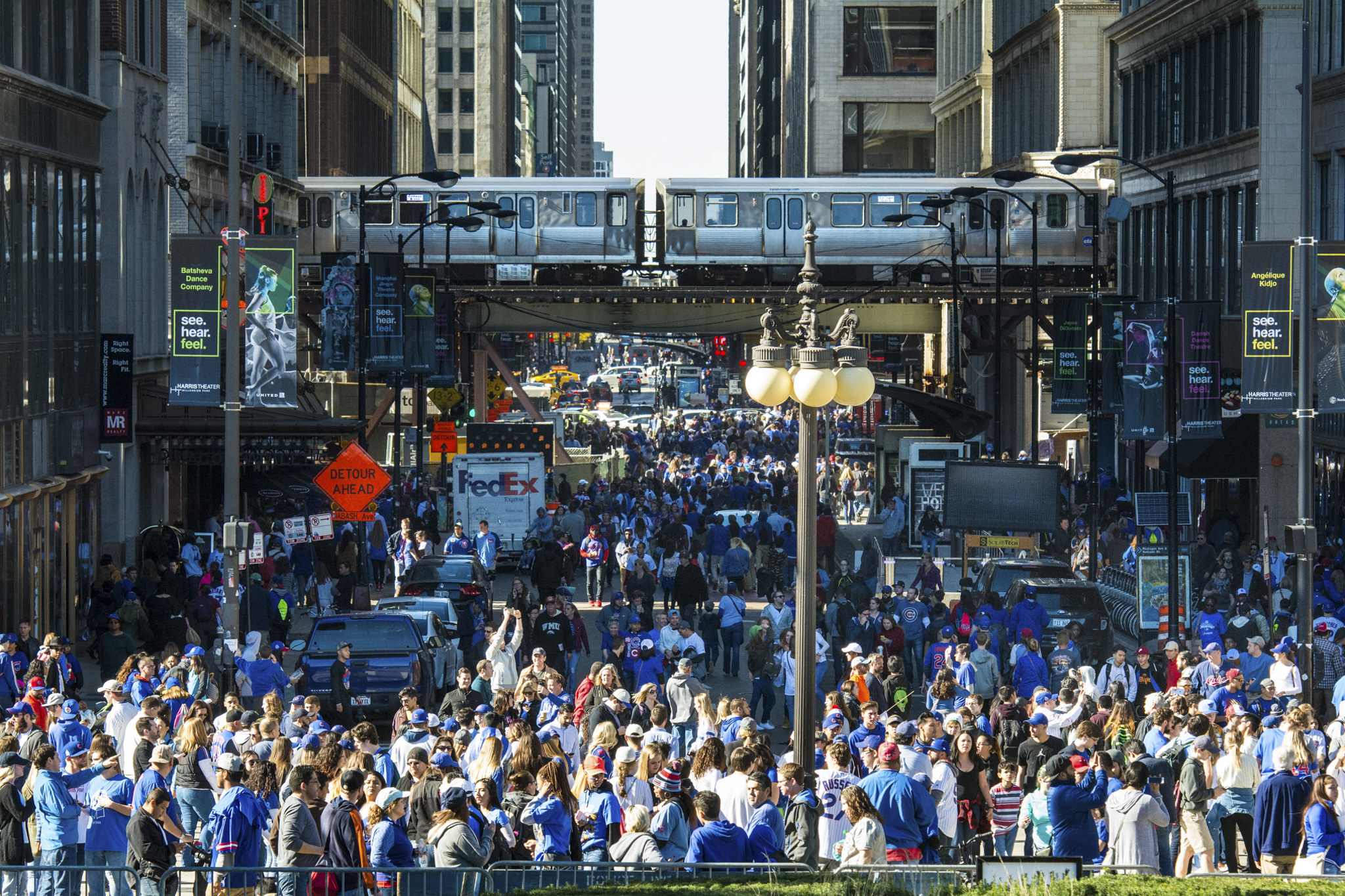 Chicago Cubs parade: Millions of fans swarm streets