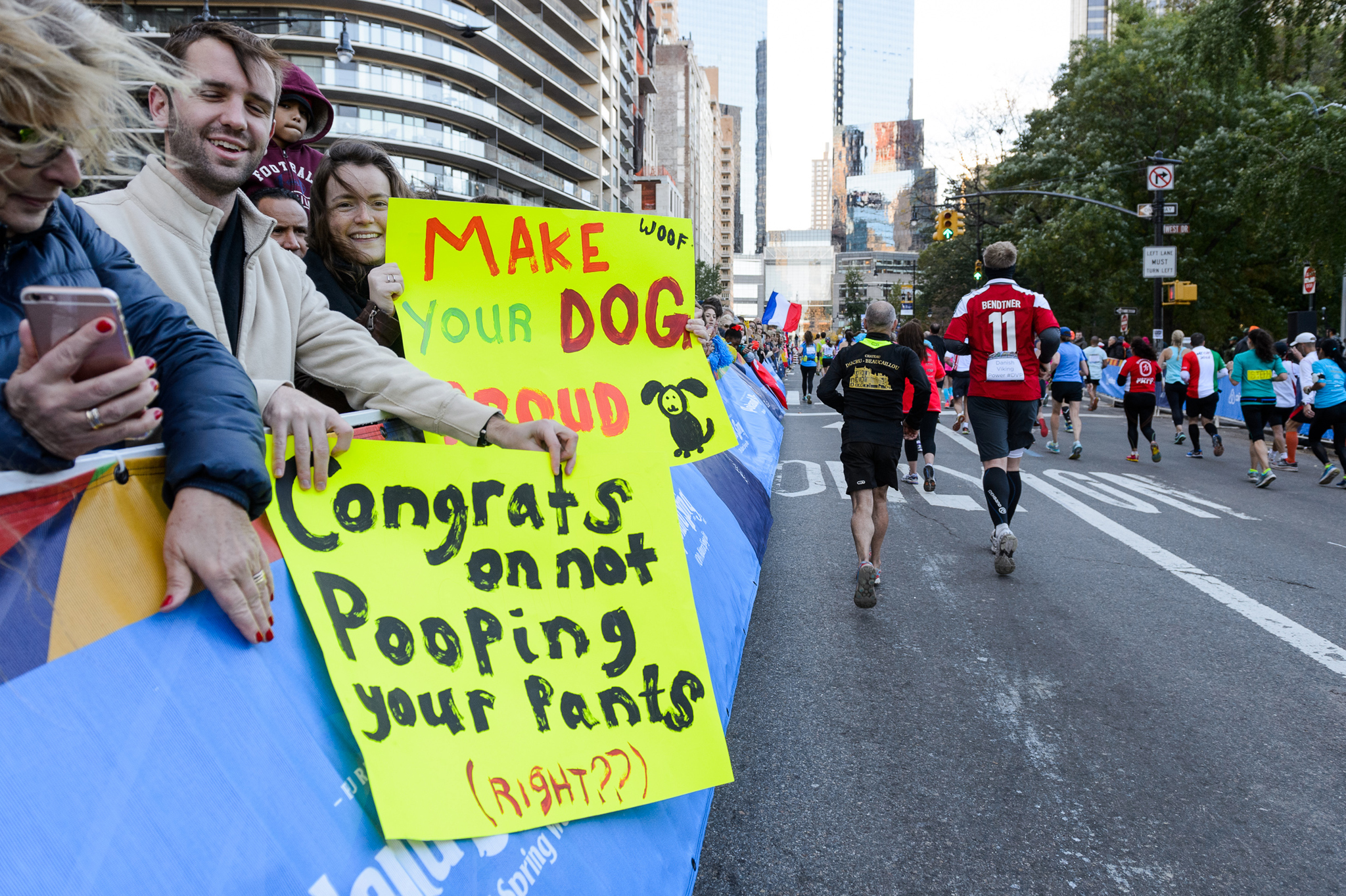 33 photos of funny marathon signs from the 2016 TCS NYC Marathon