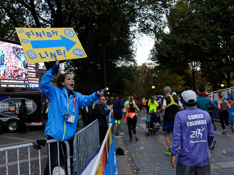 The NYC Marathon route