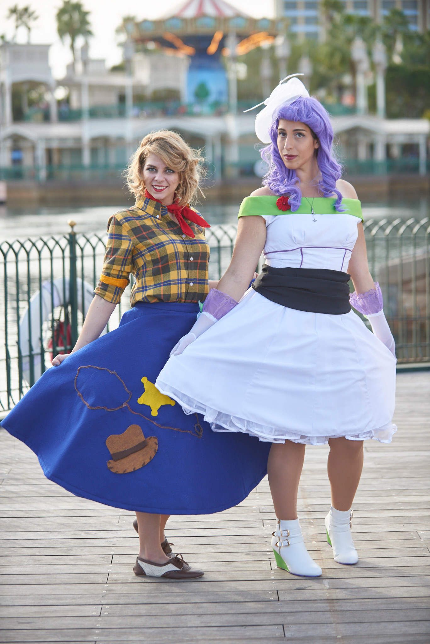 Thousands show off their most stylish outfits for Dapper Day at Disneyland