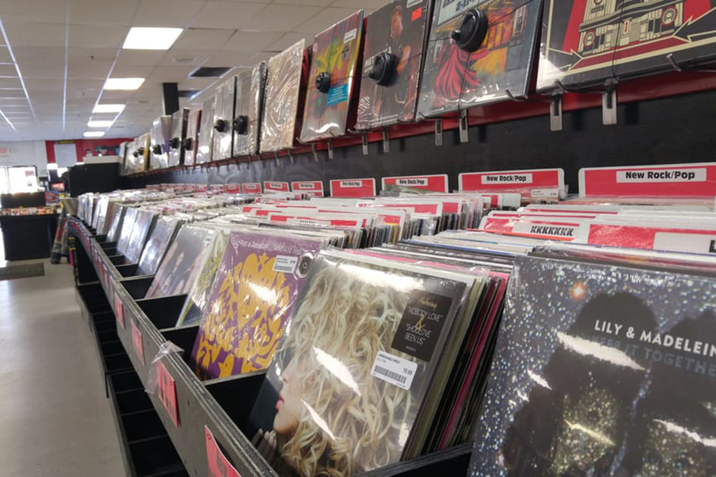 Rock music stores near outlet me