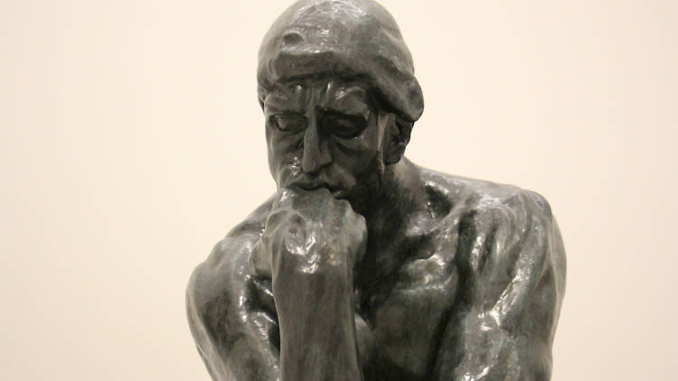 El pensador de Auguste Rodin en el Museo Soumaya