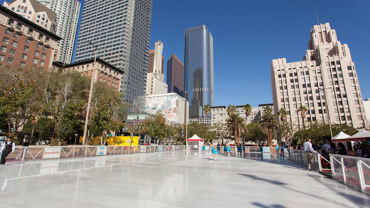 Holiday Ice Rink Pershing Square