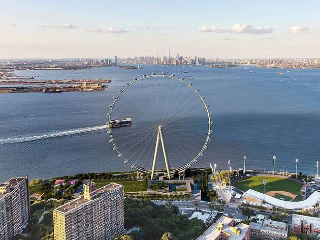 The world's largest Ferris wheel begins construction in NYC